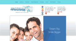 Desktop Screenshot of hineslyorthodontics.com